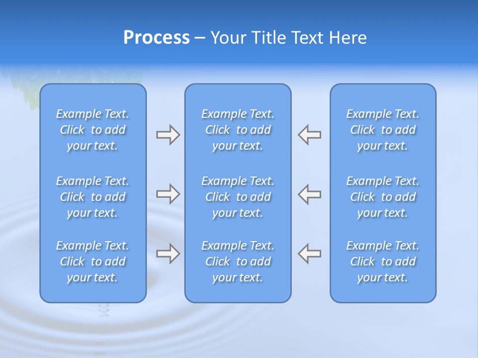 Transparent White Reflection PowerPoint Template