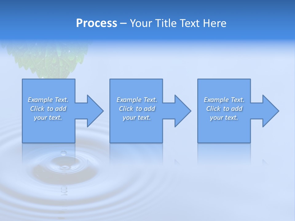 Transparent White Reflection PowerPoint Template