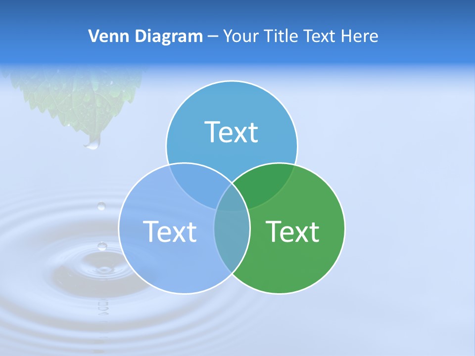 Transparent White Reflection PowerPoint Template