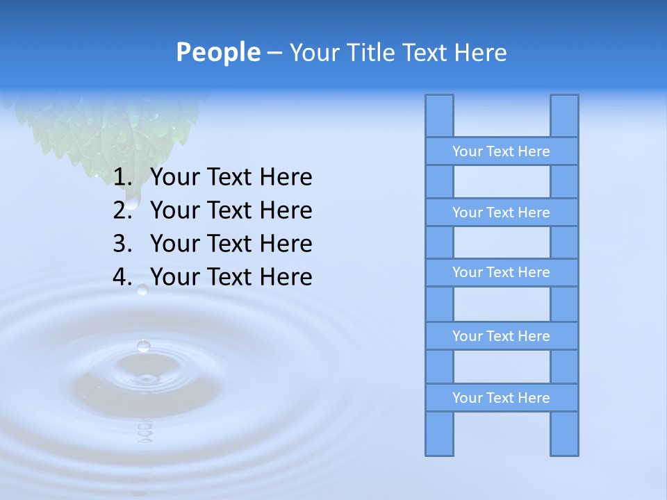 Transparent White Reflection PowerPoint Template