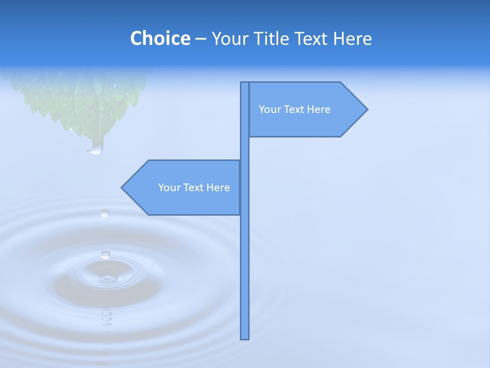 Transparent White Reflection PowerPoint Template