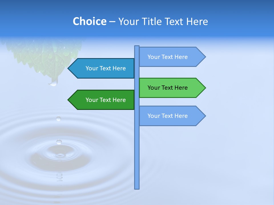 Transparent White Reflection PowerPoint Template