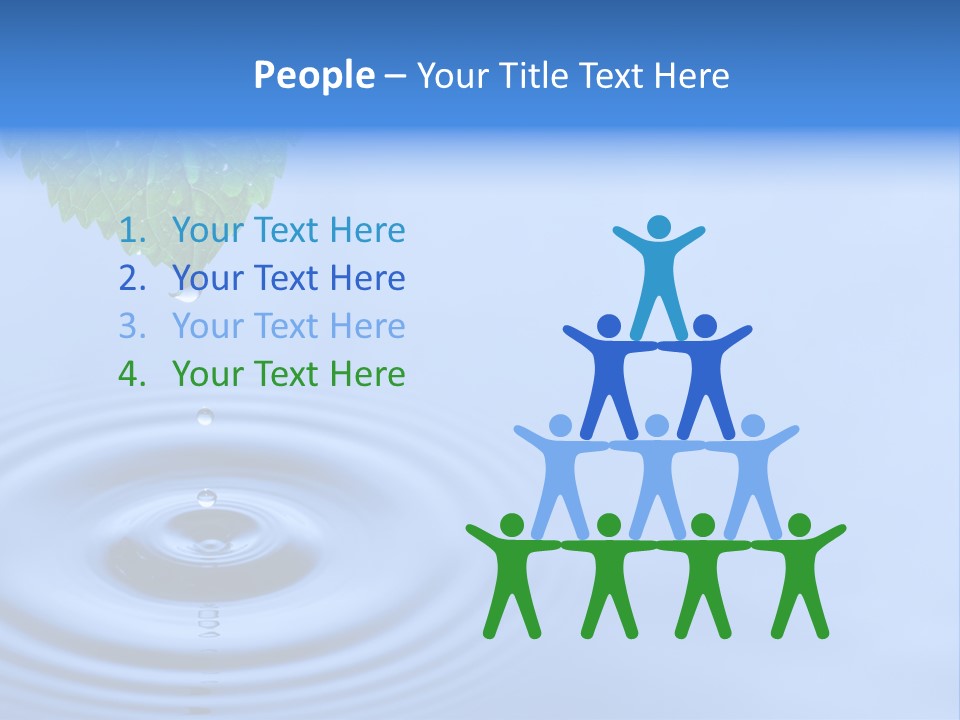 Transparent White Reflection PowerPoint Template