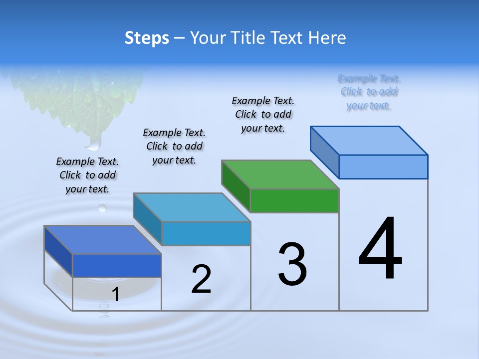 Transparent White Reflection PowerPoint Template
