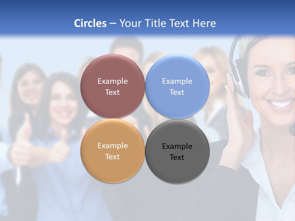 Businesswoman Lady Female PowerPoint Template