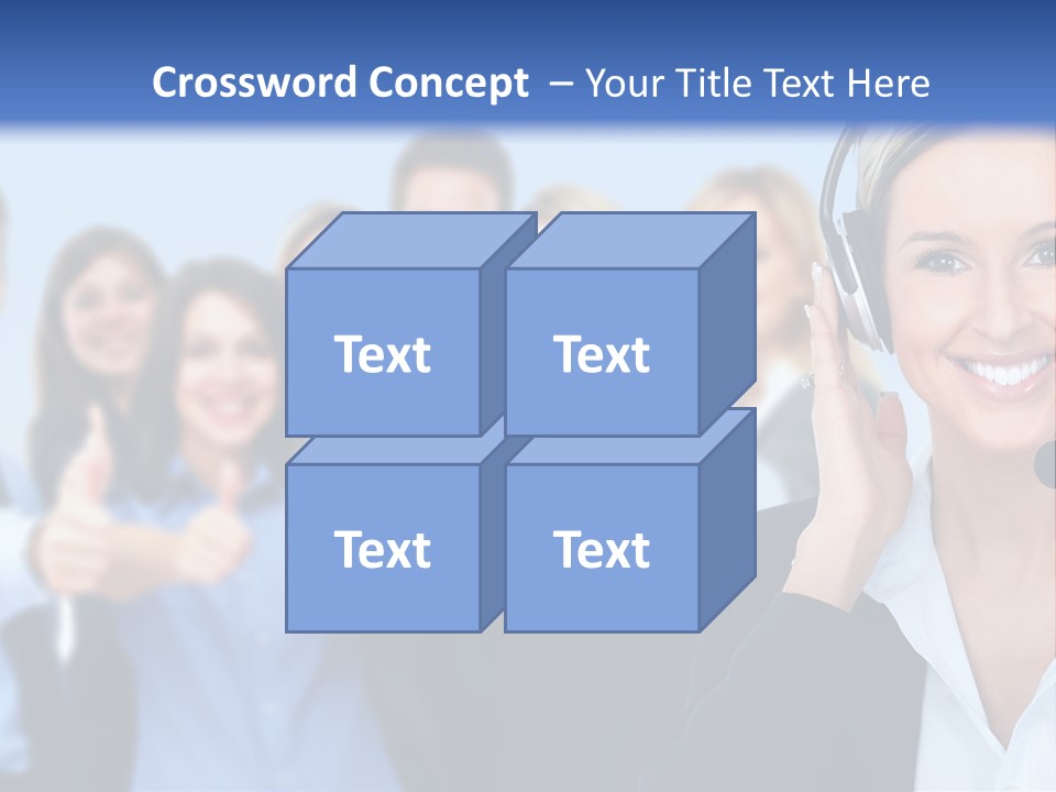 Businesswoman Lady Female PowerPoint Template