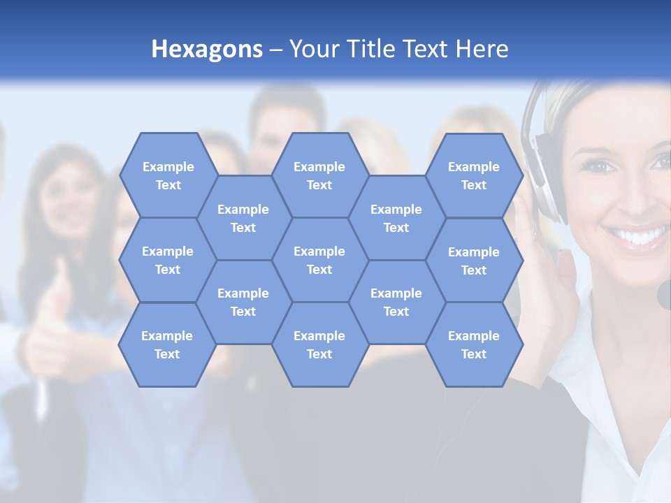 Businesswoman Lady Female PowerPoint Template