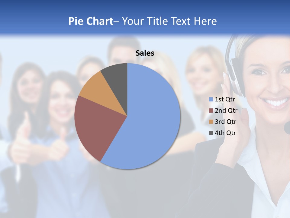 Businesswoman Lady Female PowerPoint Template