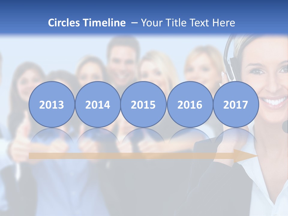 Businesswoman Lady Female PowerPoint Template