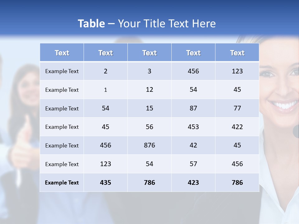 Businesswoman Lady Female PowerPoint Template