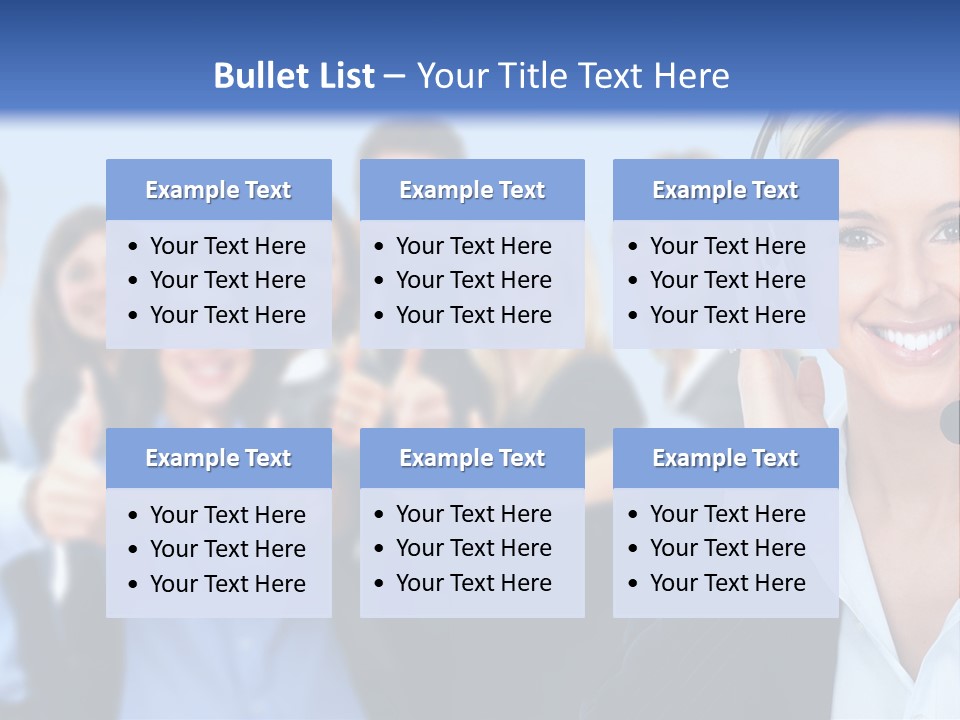 Businesswoman Lady Female PowerPoint Template