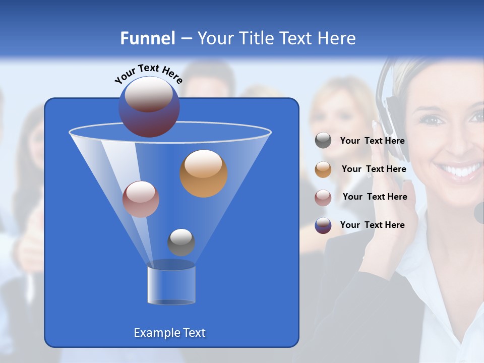 Businesswoman Lady Female PowerPoint Template