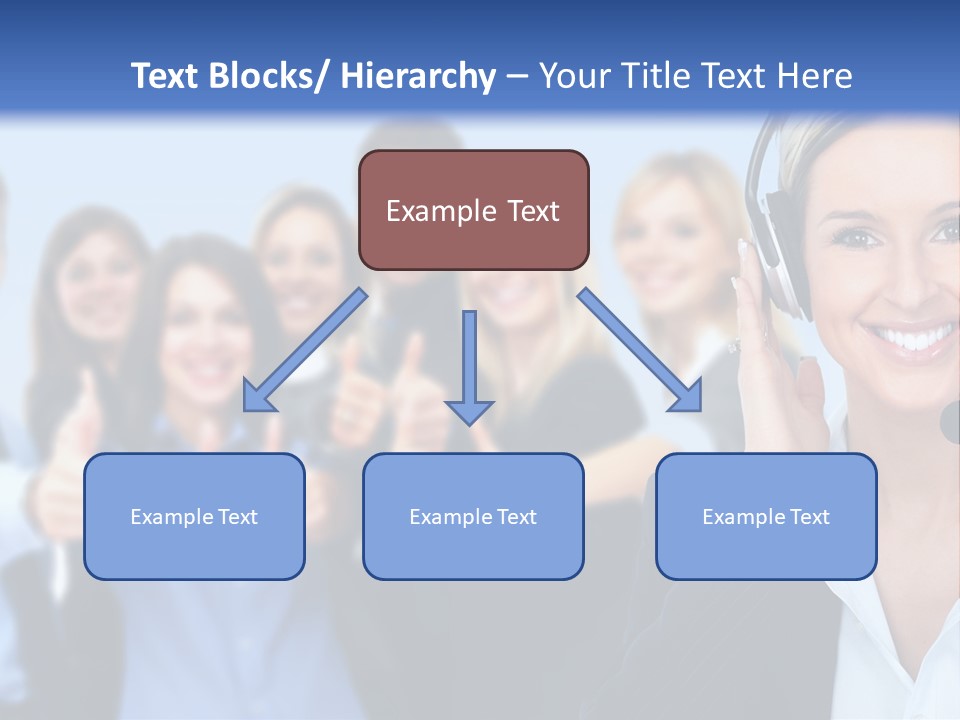 Businesswoman Lady Female PowerPoint Template