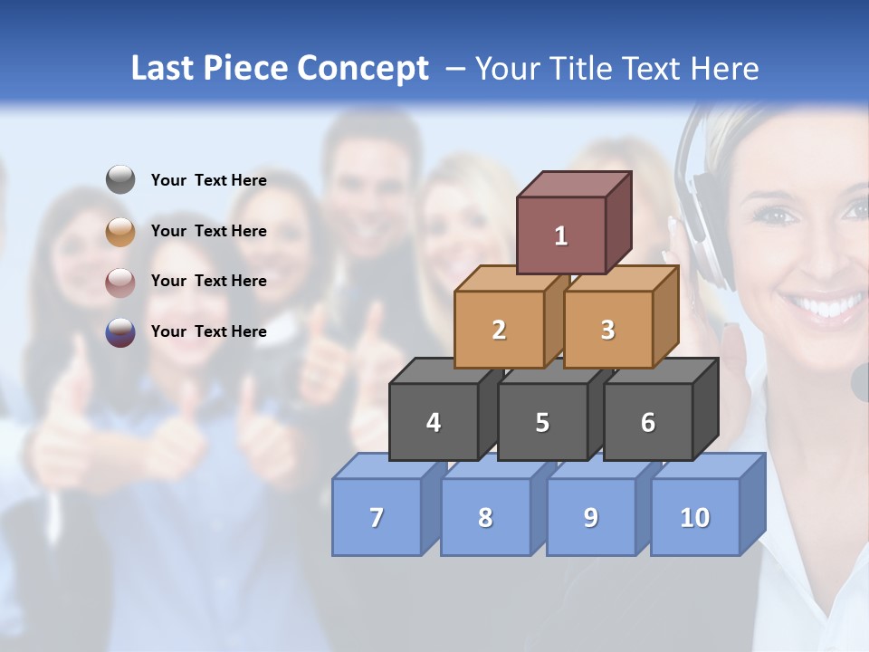 Businesswoman Lady Female PowerPoint Template