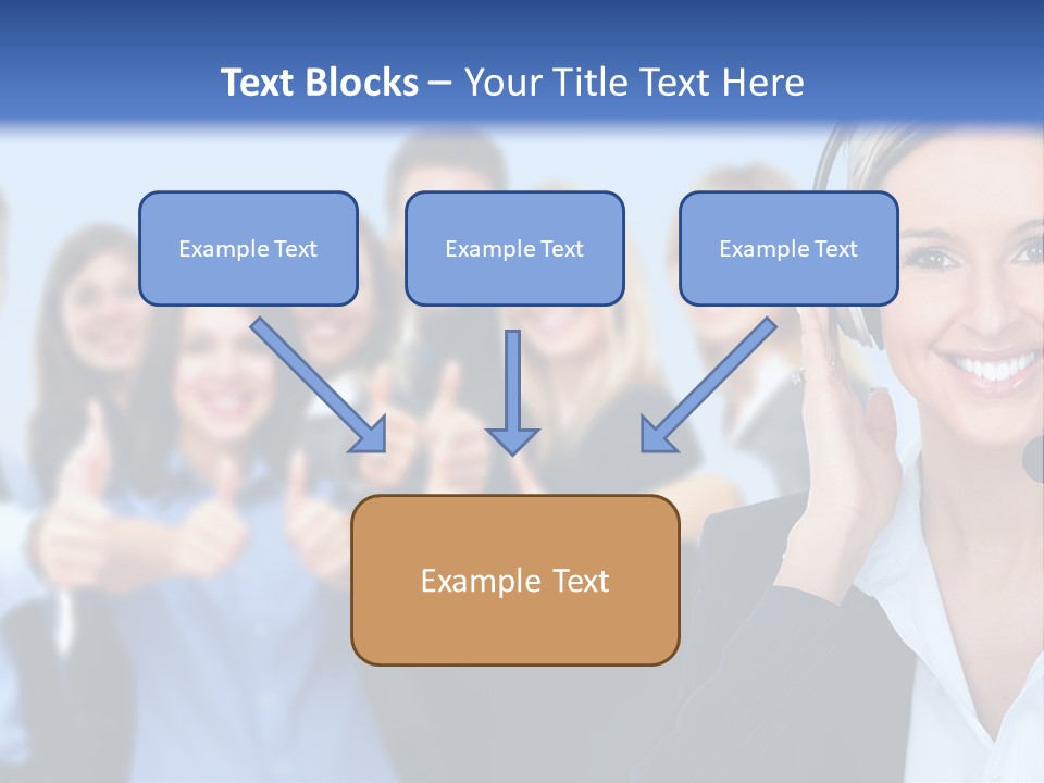 Businesswoman Lady Female PowerPoint Template