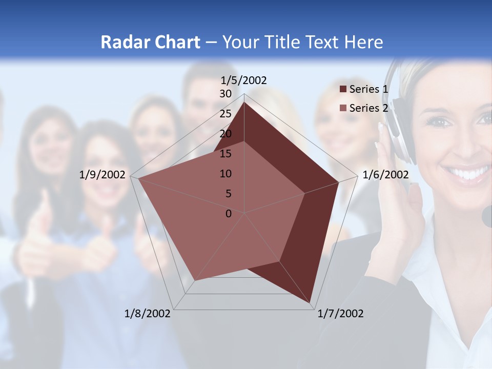 Businesswoman Lady Female PowerPoint Template