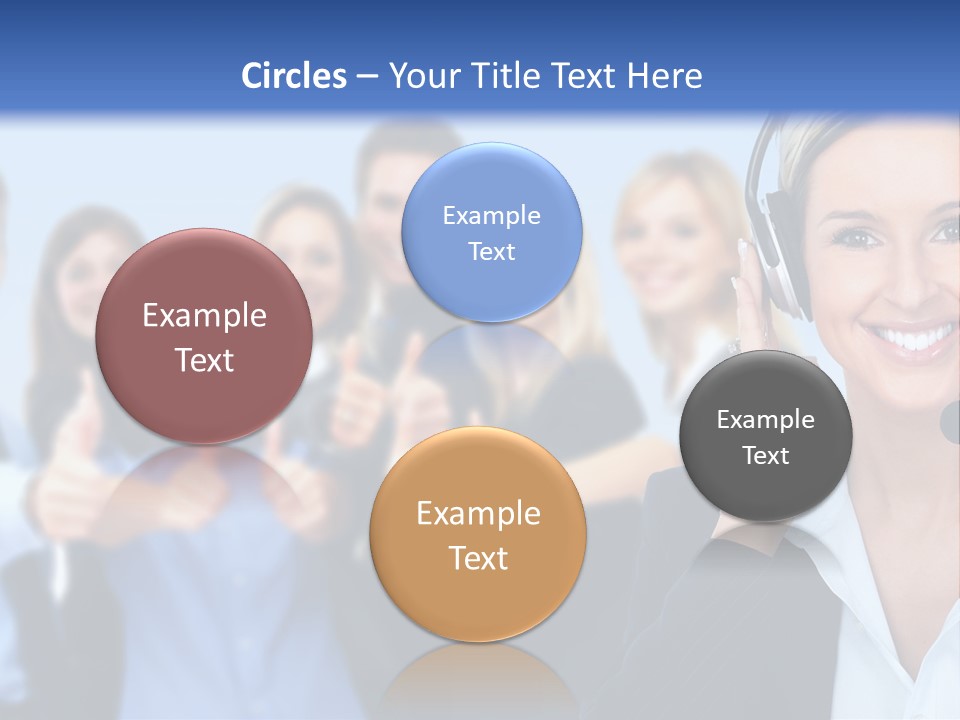 Businesswoman Lady Female PowerPoint Template