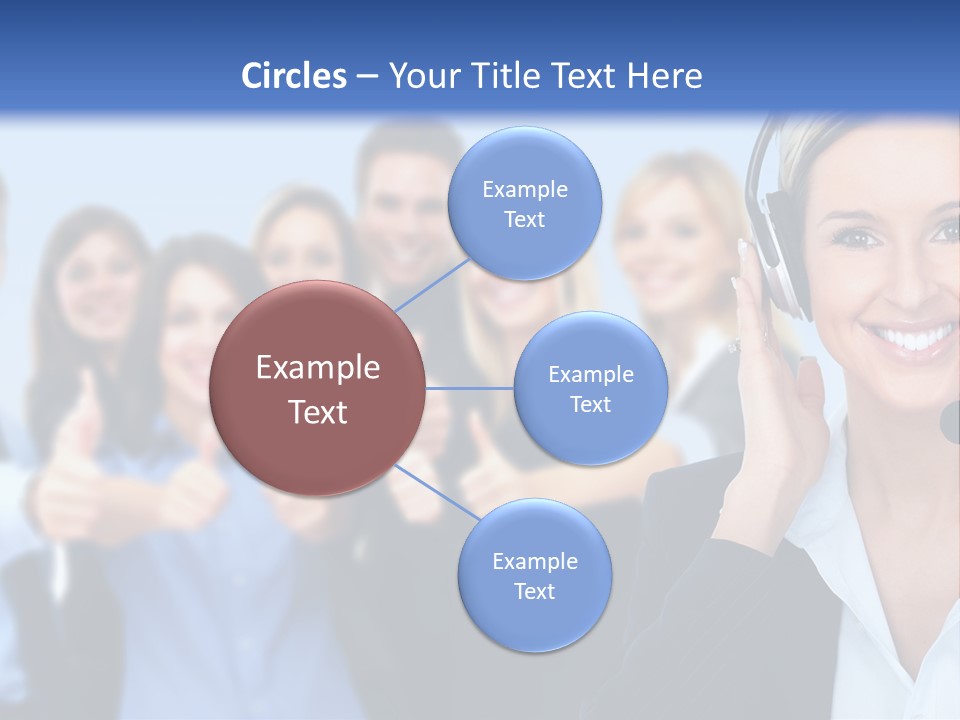 Businesswoman Lady Female PowerPoint Template