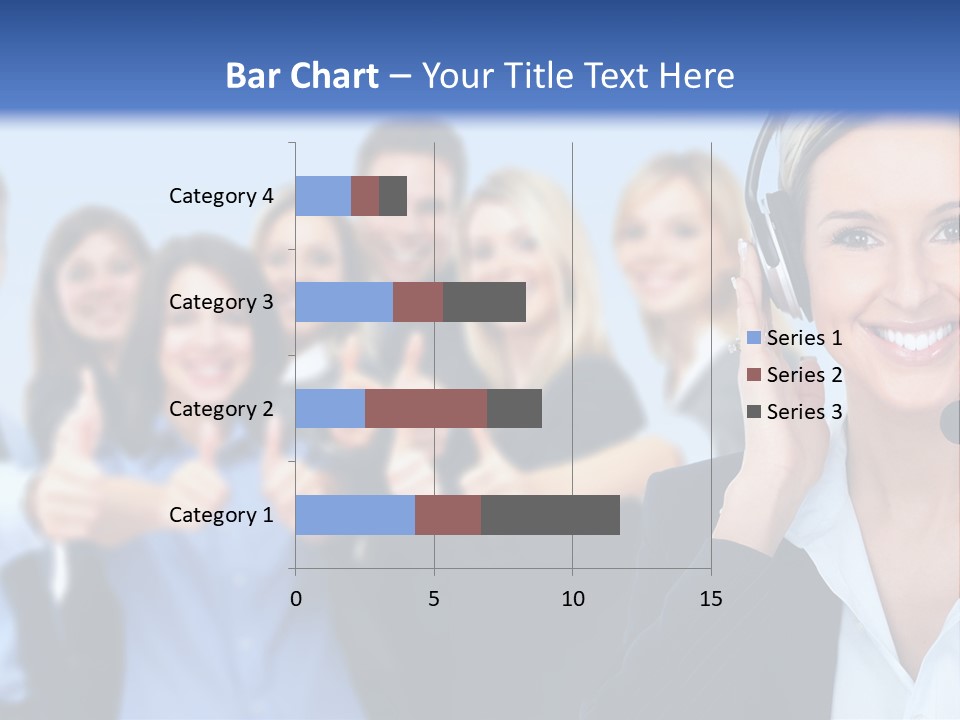 Businesswoman Lady Female PowerPoint Template