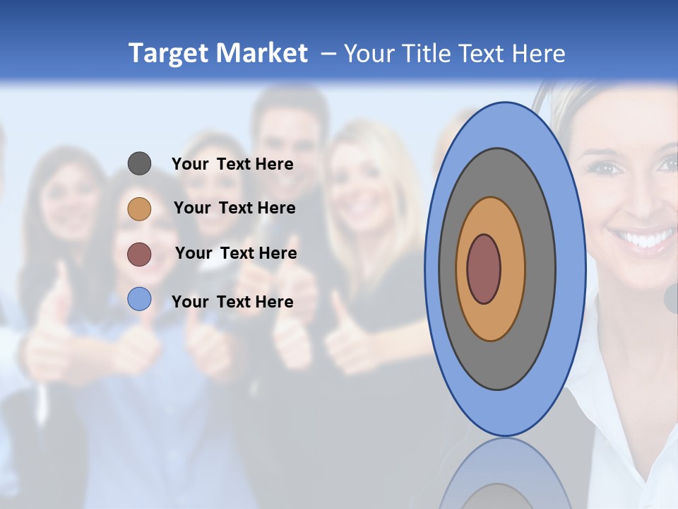 Businesswoman Lady Female PowerPoint Template