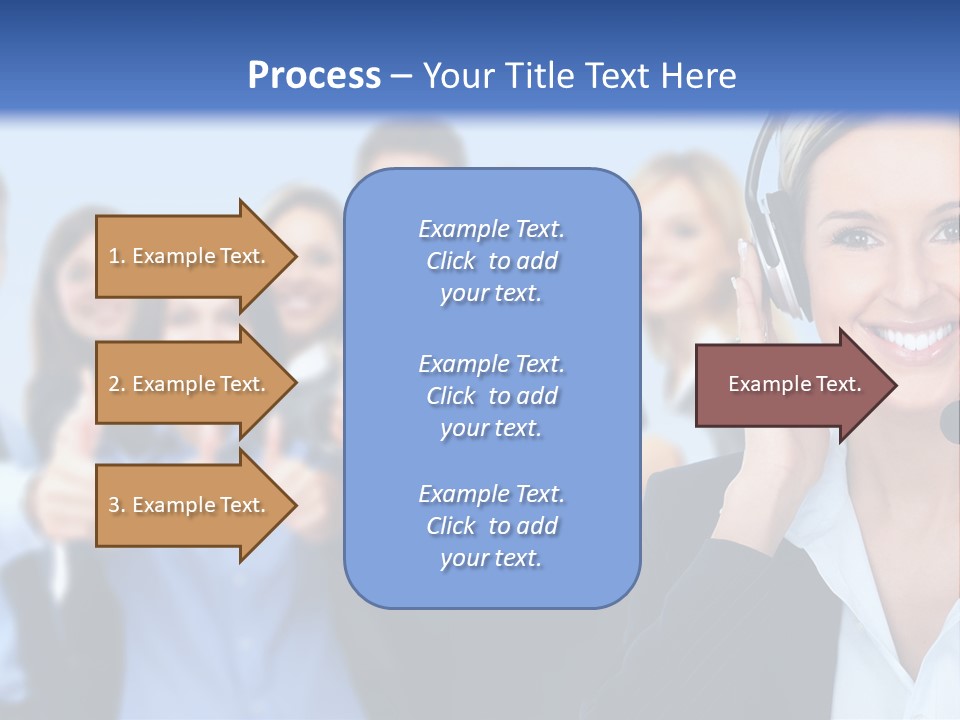 Businesswoman Lady Female PowerPoint Template