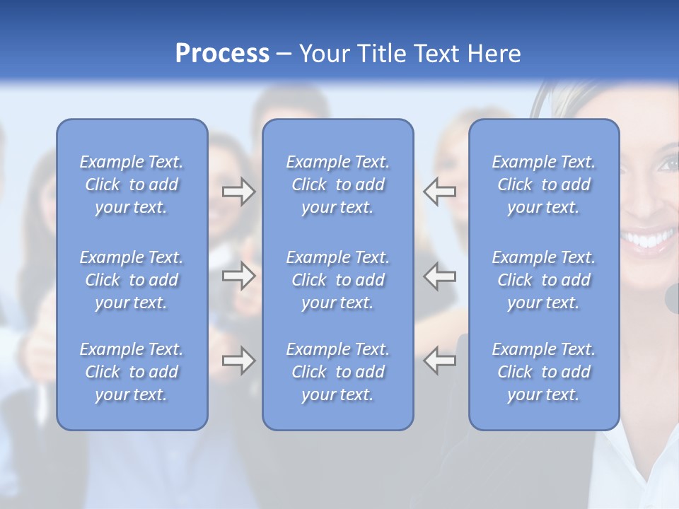 Businesswoman Lady Female PowerPoint Template