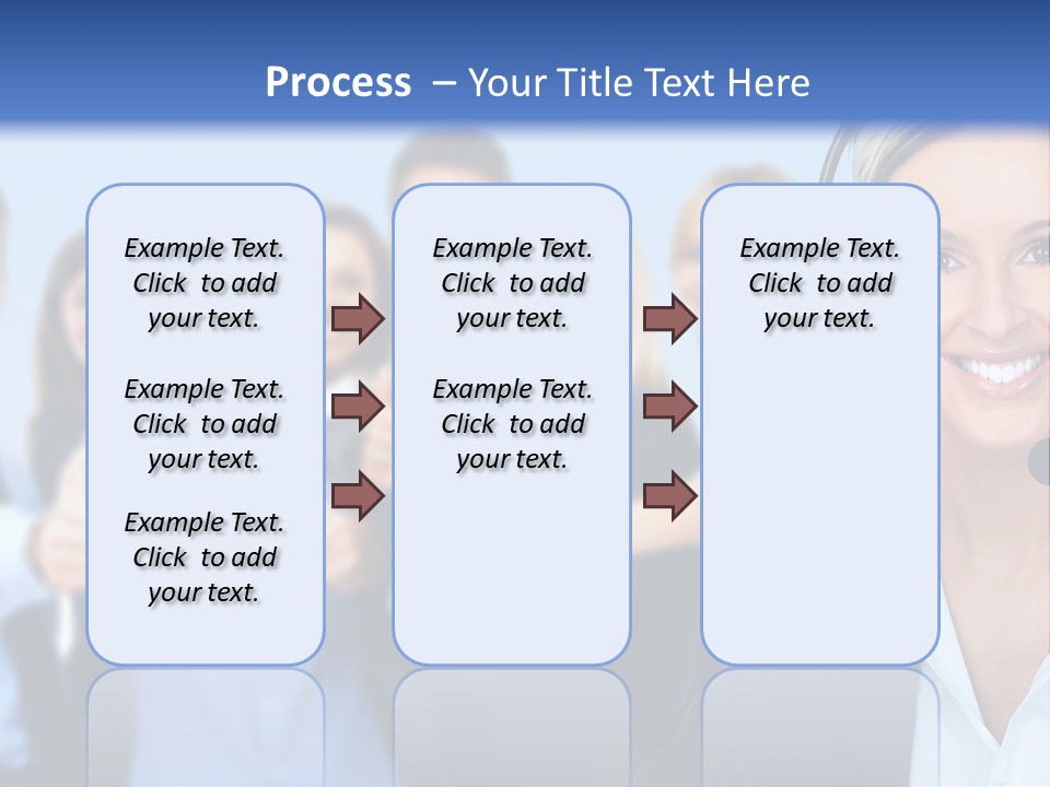 Businesswoman Lady Female PowerPoint Template