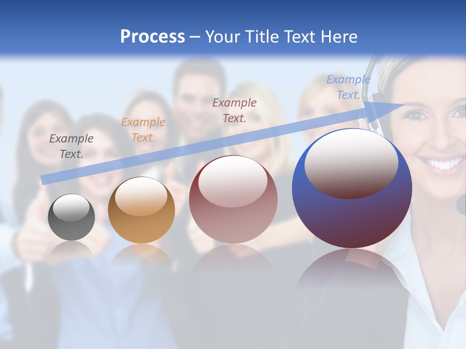 Businesswoman Lady Female PowerPoint Template