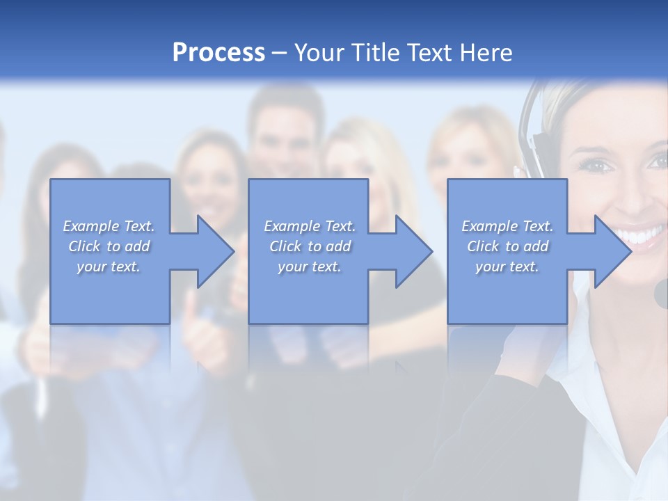 Businesswoman Lady Female PowerPoint Template
