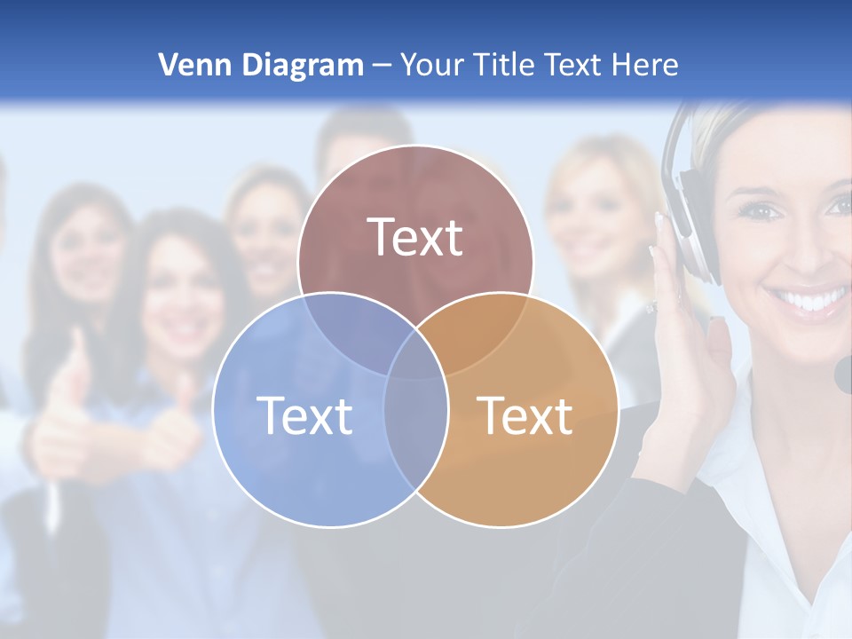 Businesswoman Lady Female PowerPoint Template