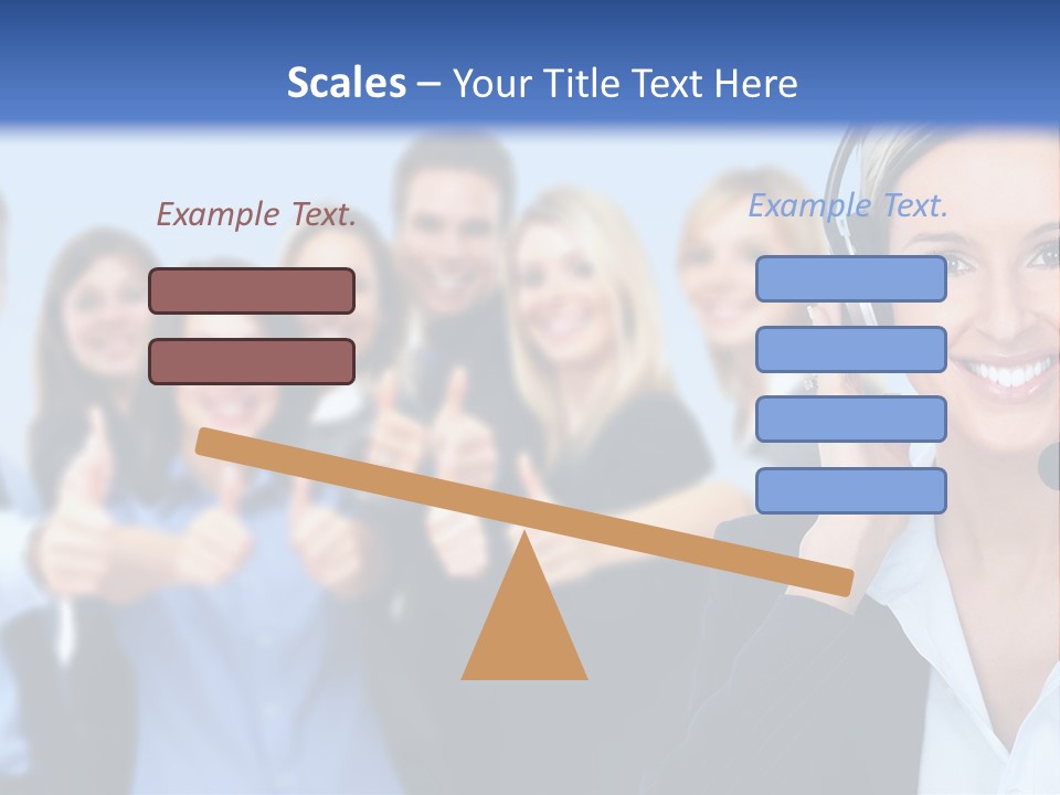 Businesswoman Lady Female PowerPoint Template