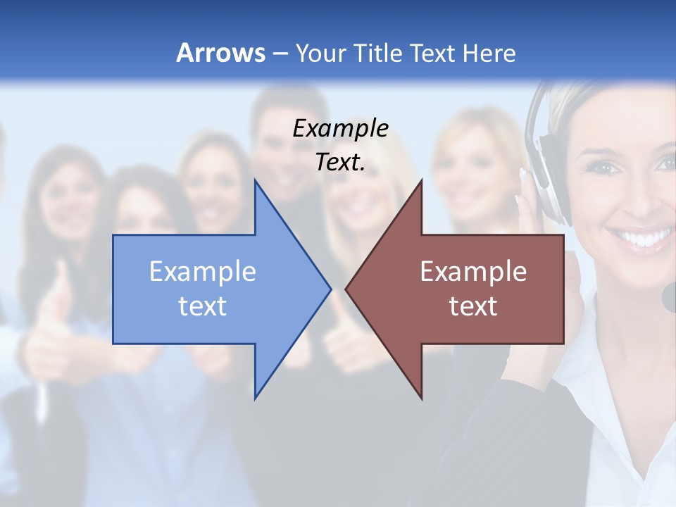 Businesswoman Lady Female PowerPoint Template