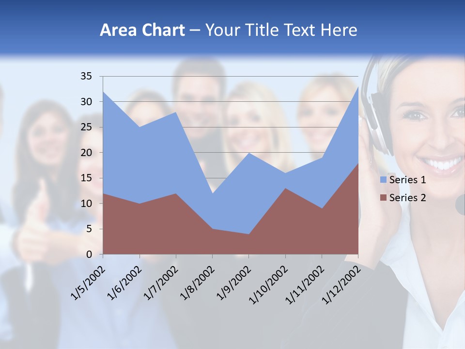 Businesswoman Lady Female PowerPoint Template