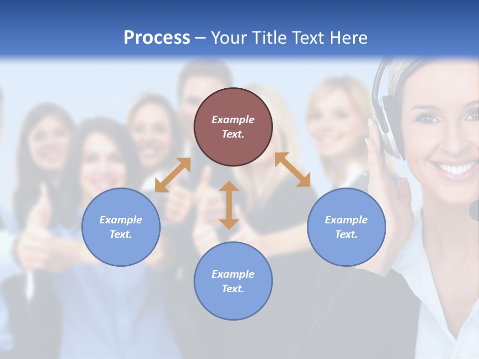 Businesswoman Lady Female PowerPoint Template