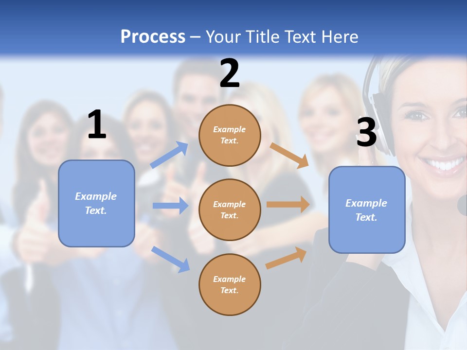 Businesswoman Lady Female PowerPoint Template