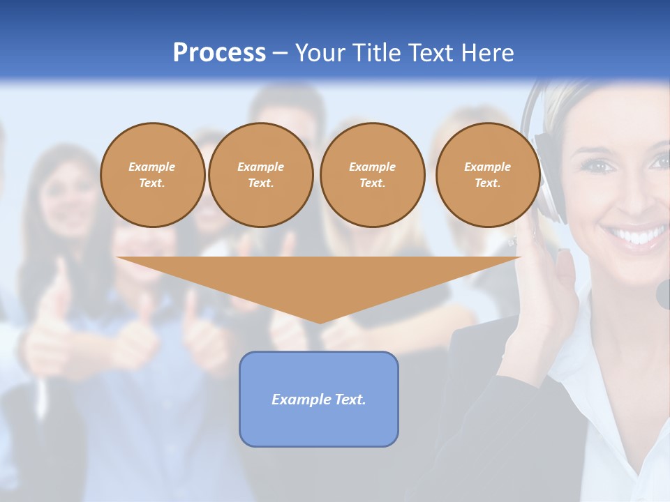 Businesswoman Lady Female PowerPoint Template