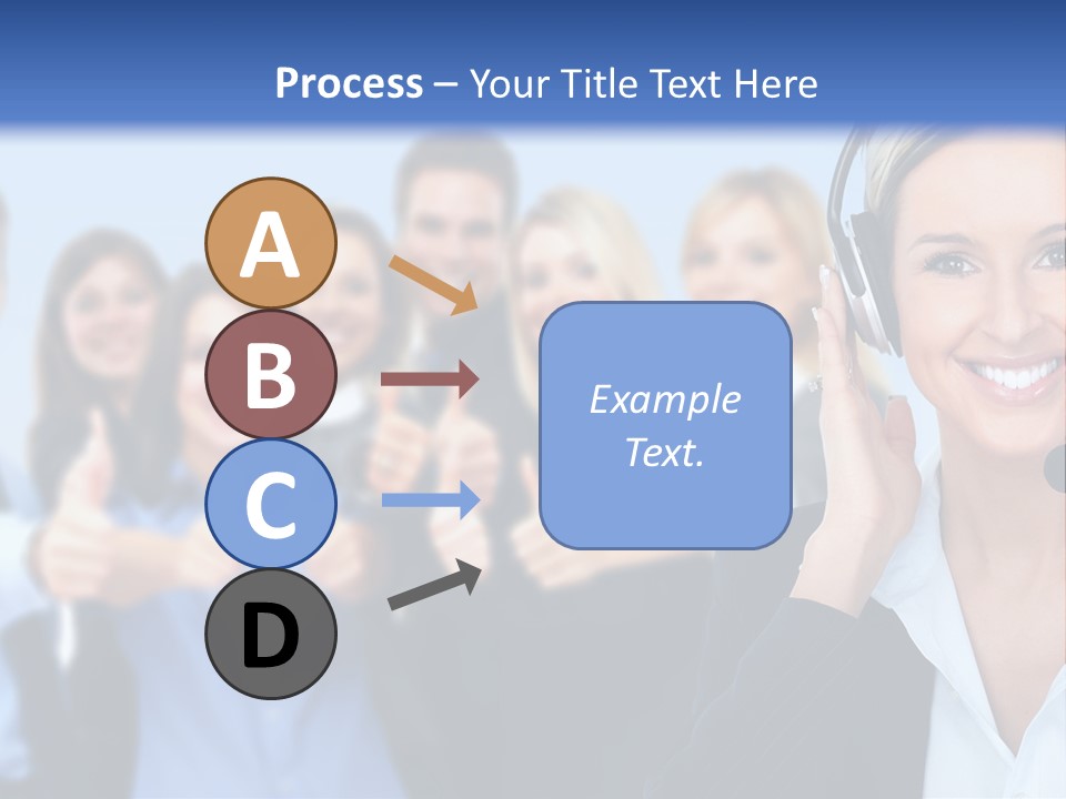 Businesswoman Lady Female PowerPoint Template