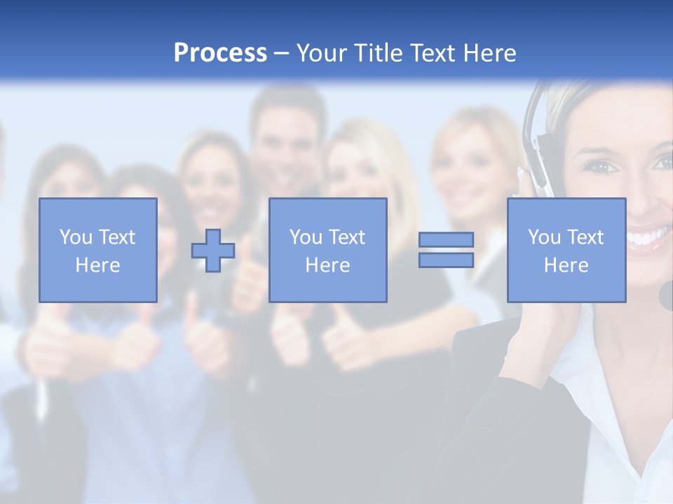 Businesswoman Lady Female PowerPoint Template