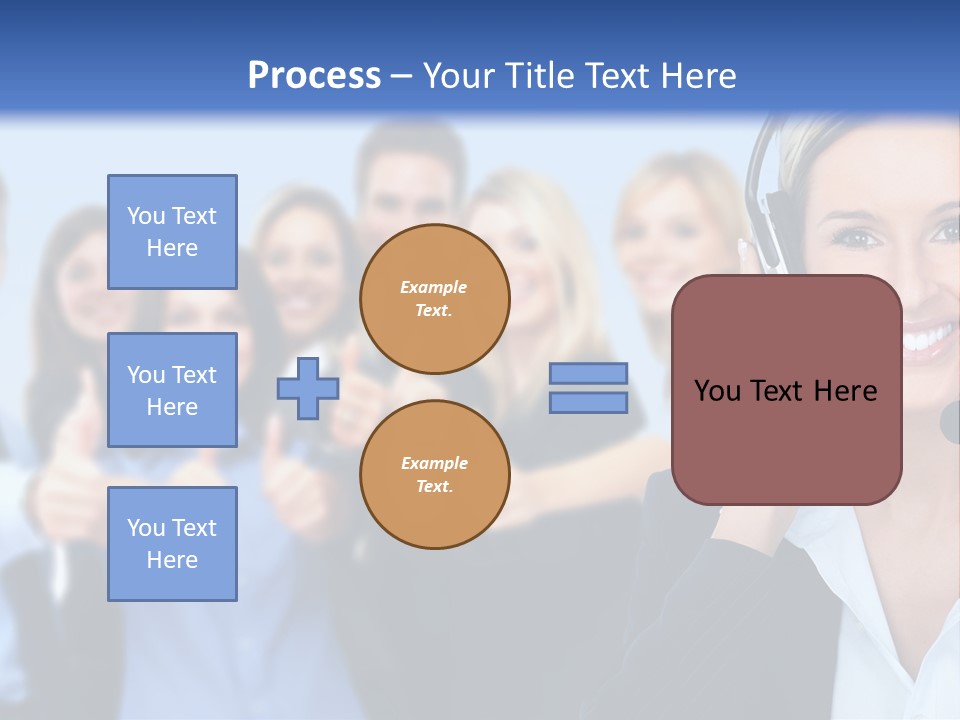 Businesswoman Lady Female PowerPoint Template