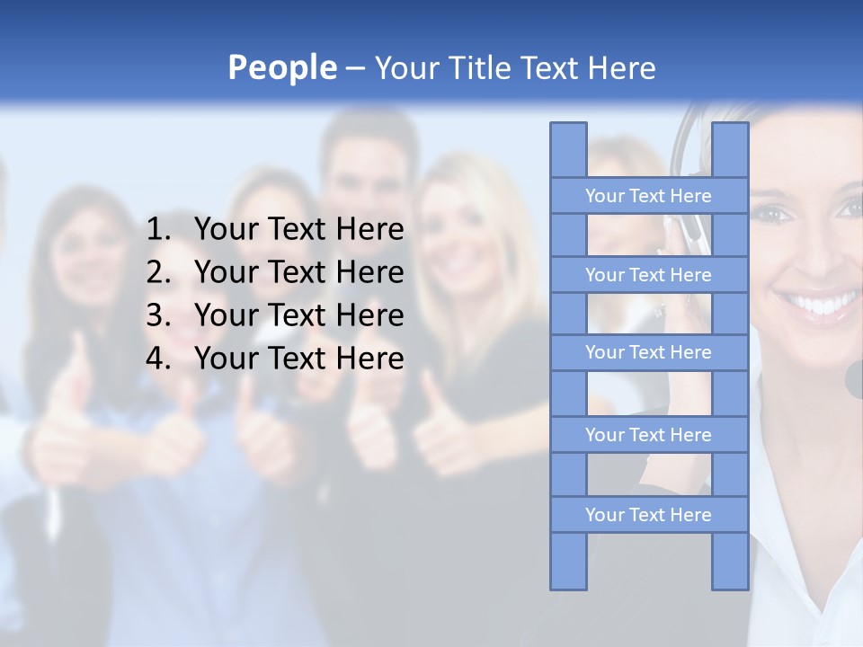 Businesswoman Lady Female PowerPoint Template