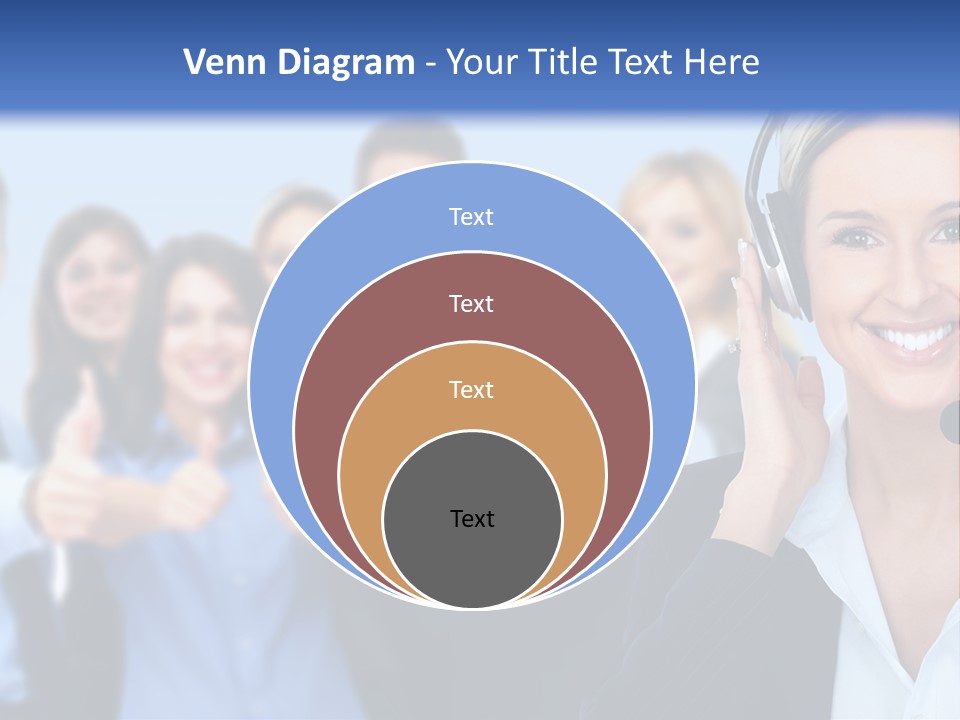 Businesswoman Lady Female PowerPoint Template