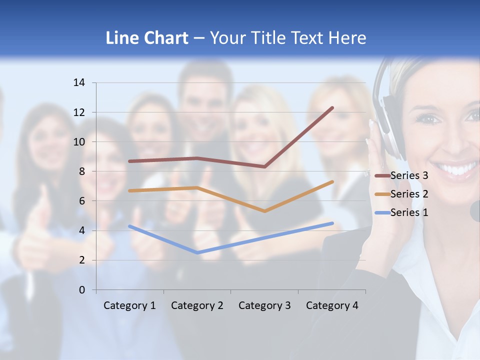 Businesswoman Lady Female PowerPoint Template