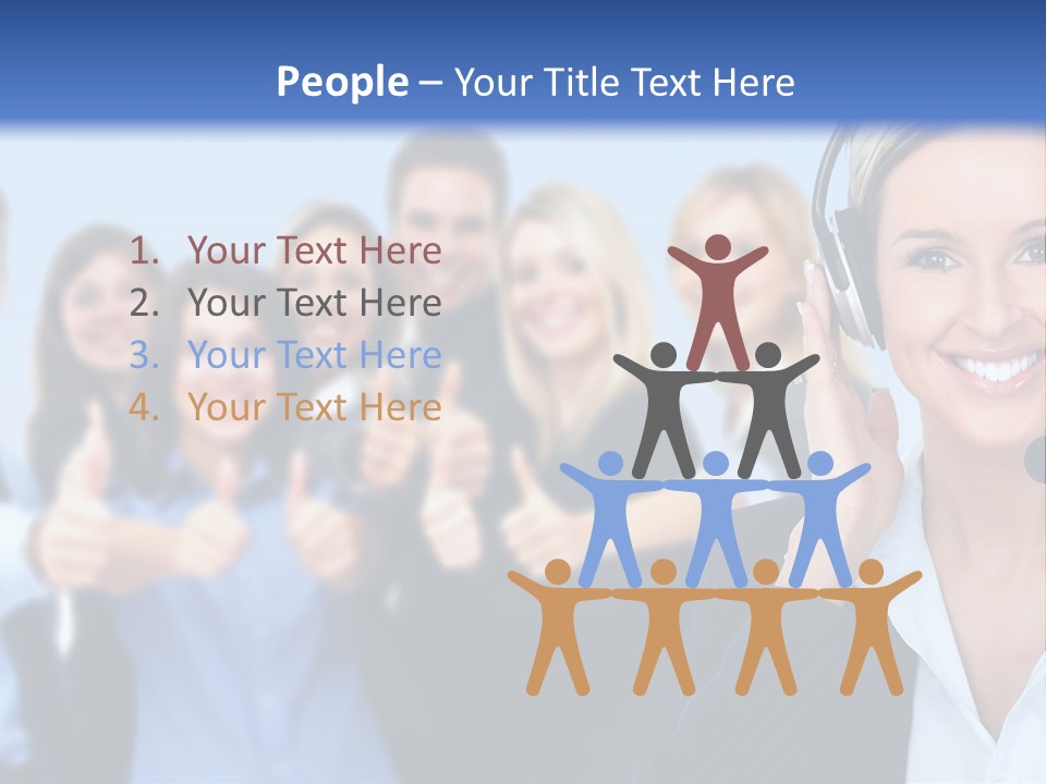 Businesswoman Lady Female PowerPoint Template