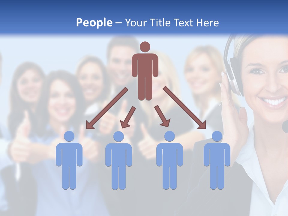 Businesswoman Lady Female PowerPoint Template