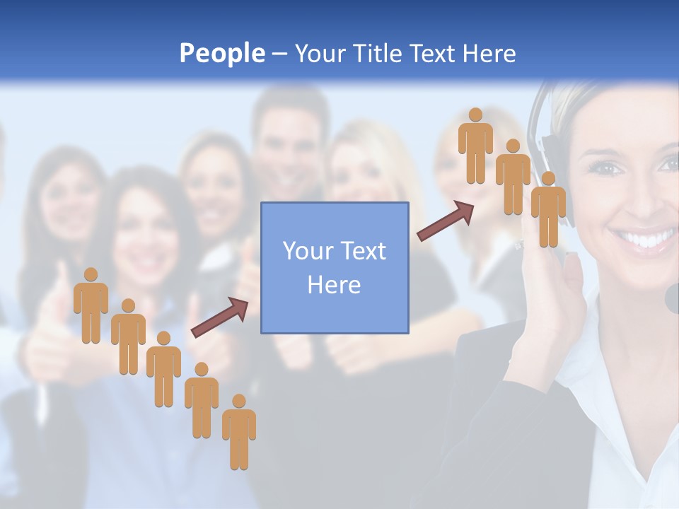 Businesswoman Lady Female PowerPoint Template