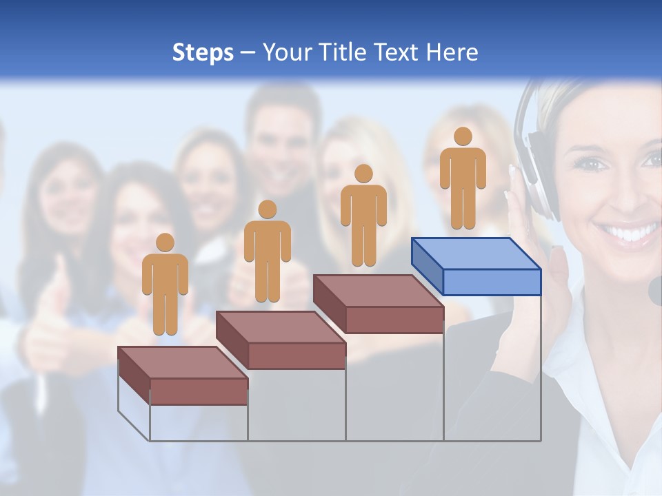 Businesswoman Lady Female PowerPoint Template