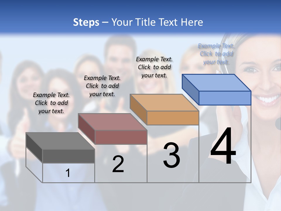 Businesswoman Lady Female PowerPoint Template