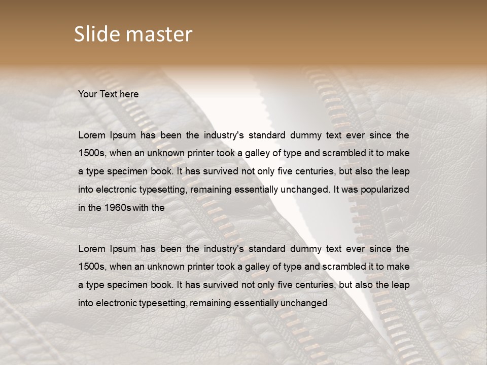 Text Socks Pair PowerPoint Template