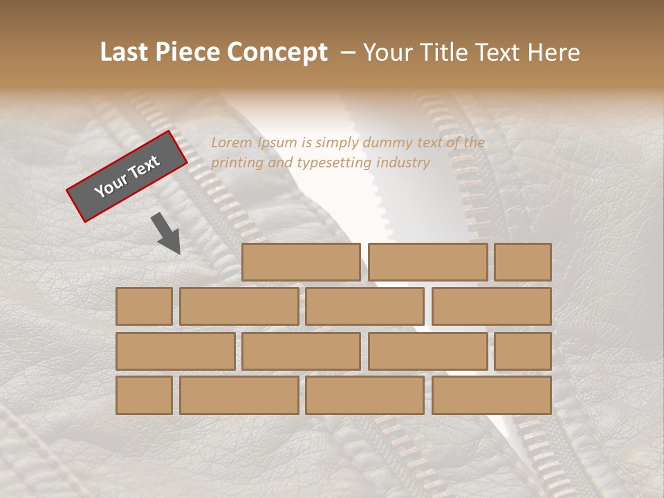 Text Socks Pair PowerPoint Template