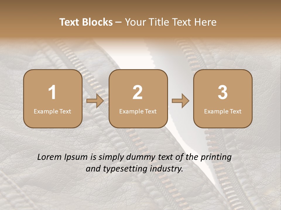 Text Socks Pair PowerPoint Template